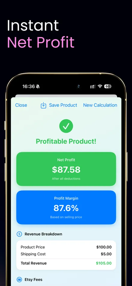 Expy Profit Calculator screenshot 3