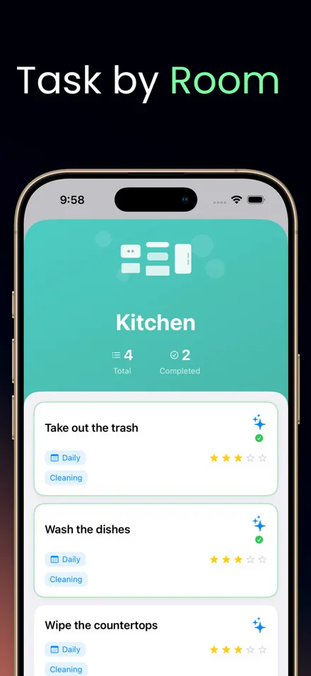 Home Tasks Tracker: HomiLog screenshot 2