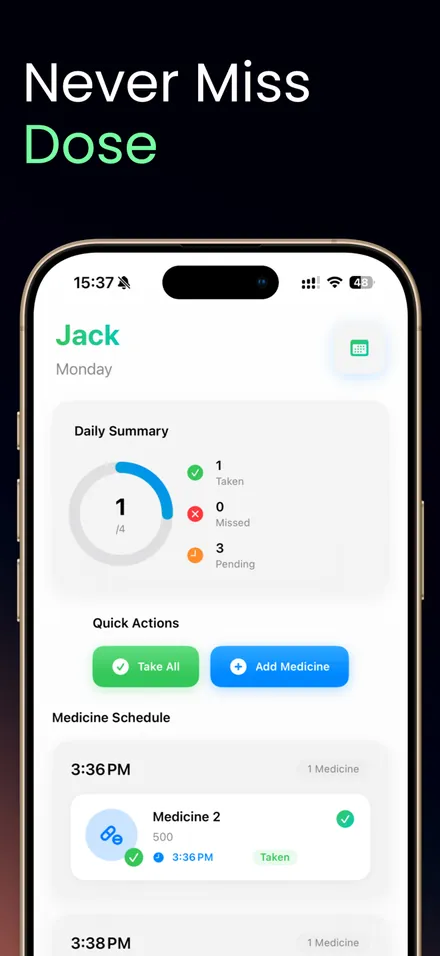 Medicine Tracker: MediLog screenshot 2