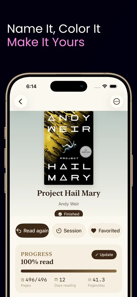 Book Tracker: ShelfLog screenshot 6