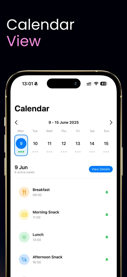 Simplio Meal Reminder screenshot 3