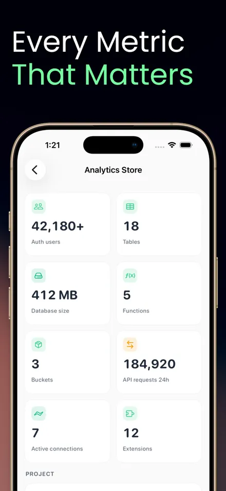 Supa Dashboard: SupaLog screenshot 2